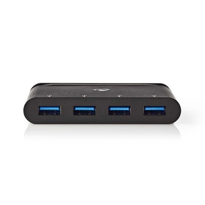 Nedis USB-Adapter USB 3.2 Gen 1 USB Type-C  4x USB Type-A, Schwarz