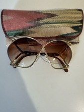 Vintage Christian Dior Gold Sunglasses