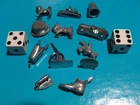Monopoly Board Game Replacement Pieces 11 Tokens Kitty Cat Iron Dog Ship cannon