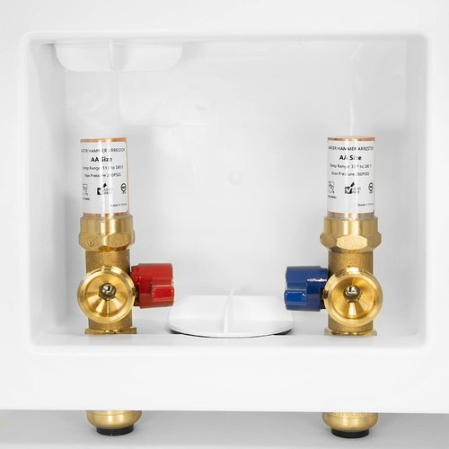 Washing Machine Outlet Box 1/2Inch PushFit Center Drain Hammer Arrestor