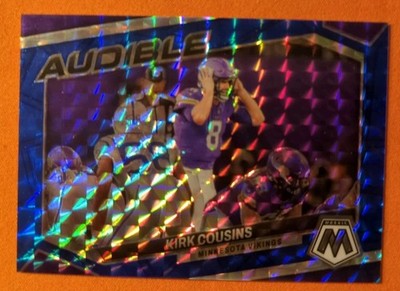 2023 Panini Mosaic #AS-KC Kirk Cousins Audible Mosaic Blue /99