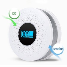 Indoor Smoke Carbon Monoxide Detector Alarm with Test Button