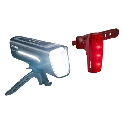 Osram LED-Fahrradlicht-Set Race 100 wiederaufladbar Fahrradbeleuchtung - Bild 1 von 4