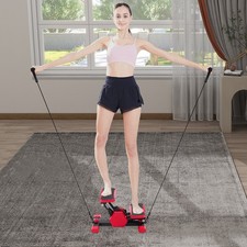 Mini Stepper with Pull Ropes Steppers for Exercise Portable for Home Workout