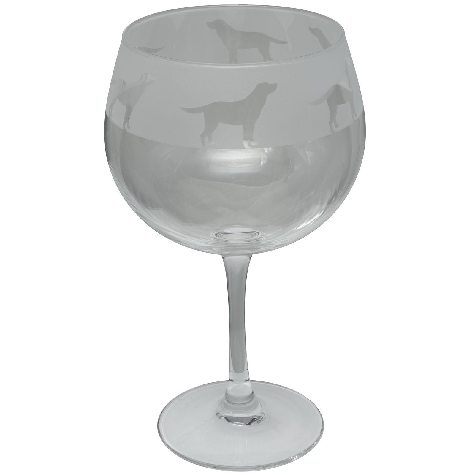 Animo Glass Labrador Engraved Gin Balloon Large Copa Glass Glassware Gift Box