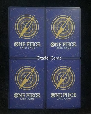 One Piece Wanted Poster Card Set (4pcs) | Luffy Shanks Buggy