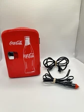 Coca-Cola Classic Thermoelectric Cooler Mini Koolatron Holds 6  12oz Cans