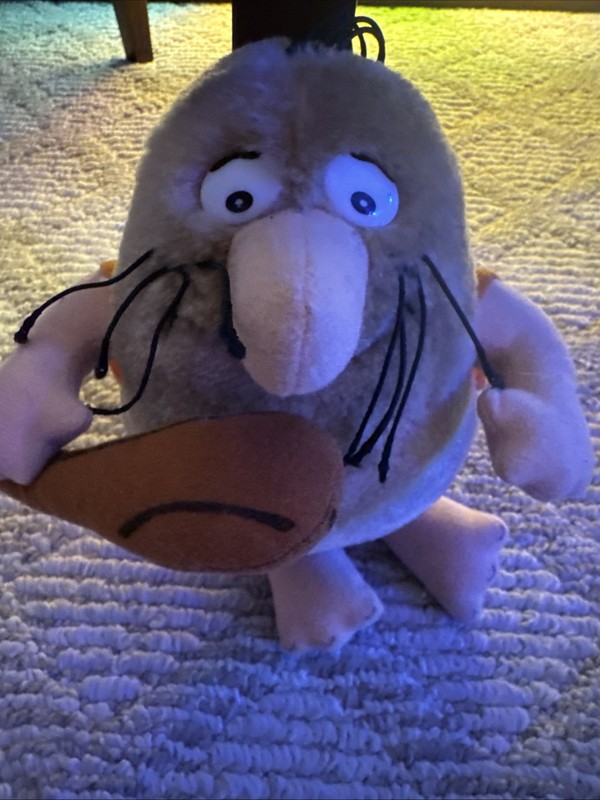 Captain Caveman Vintage Plush Hanna Barbera Cartoon Stuffed Toy Rare 70s 80s
