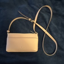 Kate Spade Leather Crossbody Bag Light Pink