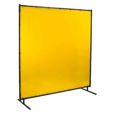 Steiner 534 6 Protect-O-Screen with Yellow Tint Vinyl FR Weld Screen with Frame