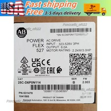 Allen Bradley 25C-D6P0N114 Brand DHL Express shipping US Free Tax