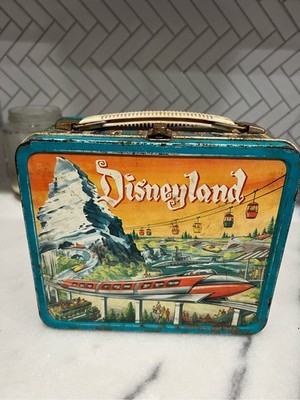 Disneyland - Monorail/Submarine  -  vintage metal lunchbox (RARE)