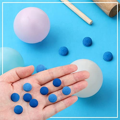 Gejoy 20 Pcs Billiard Pool Cue Tips Replacement Kit Pool Stick 12/13 mm Blue