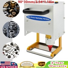 Portable Dot Peen Marking Machine Metal VIN Code Engraving Printer Touch Screen