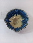 Dust of the Earth Pottery Bowl Blue Yellow/Cream Brunswick, Maine