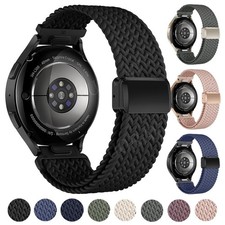 Magnetic Nylon Band Strap for Samsung Galaxy Watch FE 7 6 5 4 Classic Wristband