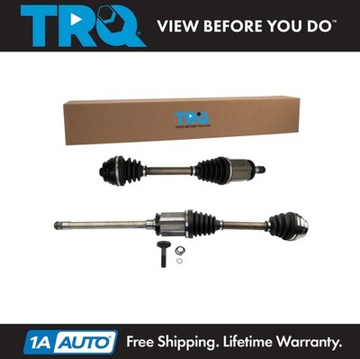 TRQ Front Complete CV Joint Axle Shaft LH RH Pair Set for BMW xDrive AWD 528 535