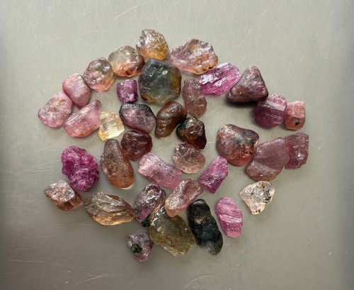 Natural Multi Colour Tourmaline Rough @ 132 cts From Nigeria