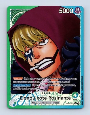 Donquixote Rosinante OP05-022 Alternate Art Manga Leader One Piece