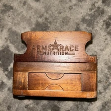 ARN Two Piece Wooden Cigar Ashtray