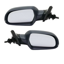 For 12-16 A4/S4 Rear View Mirror Assembly Power Fold Heat w/Signal Lamp Set Pair