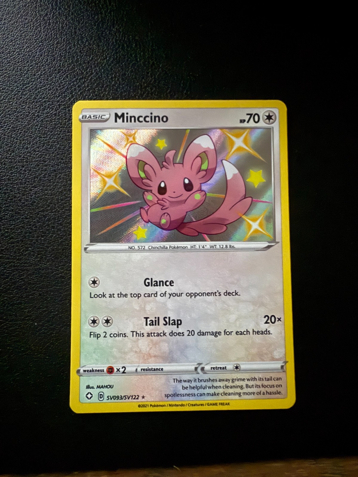 Minccino Shining Fates: Shiny Vault - Pokemon NM SV093/SV122
