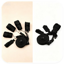 Bed Restraint Bondage Straps Adjustable Handcuffs Ankle Cuffs BDSM for Couples