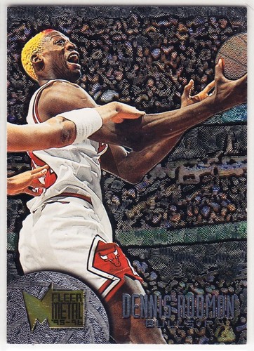 1995-96 Fleer Metal Dennis Rodman Chicago Bulls #134