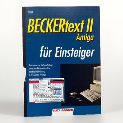 Commodore Amiga BECKERtext II Buch Original 1991 1.Auflage