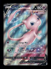 Mew V (Full Art) Ultra Rare Holo SWSH08: Fusion Strike 250/264 NM on eBay