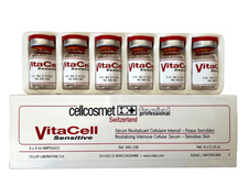 CELLCOSMET Professional Revitalising Sensitive Cellular Serum 6 x 4ml Phials