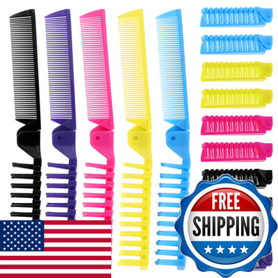 Zhjianup Foldable Hair Combs In Bulk Individually Wrapped Multicolour Folding