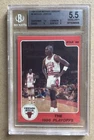 Michael Jordan 1986 Star #8 The Playoffs Rookie Card BGS 5.5 RC Chicago Bulls