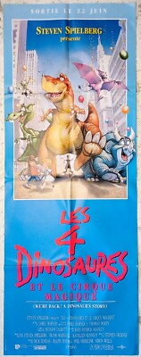 Kinoposter Affiche cinéma LES 4 DINOSAURES ET LE CIRQUE MAGIQUE - 60 x 160 cm