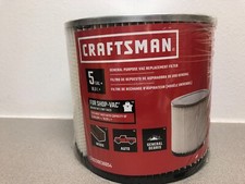 Craftsman 2390730 Wet/Dry Vac Cartridge Filter 1 pc