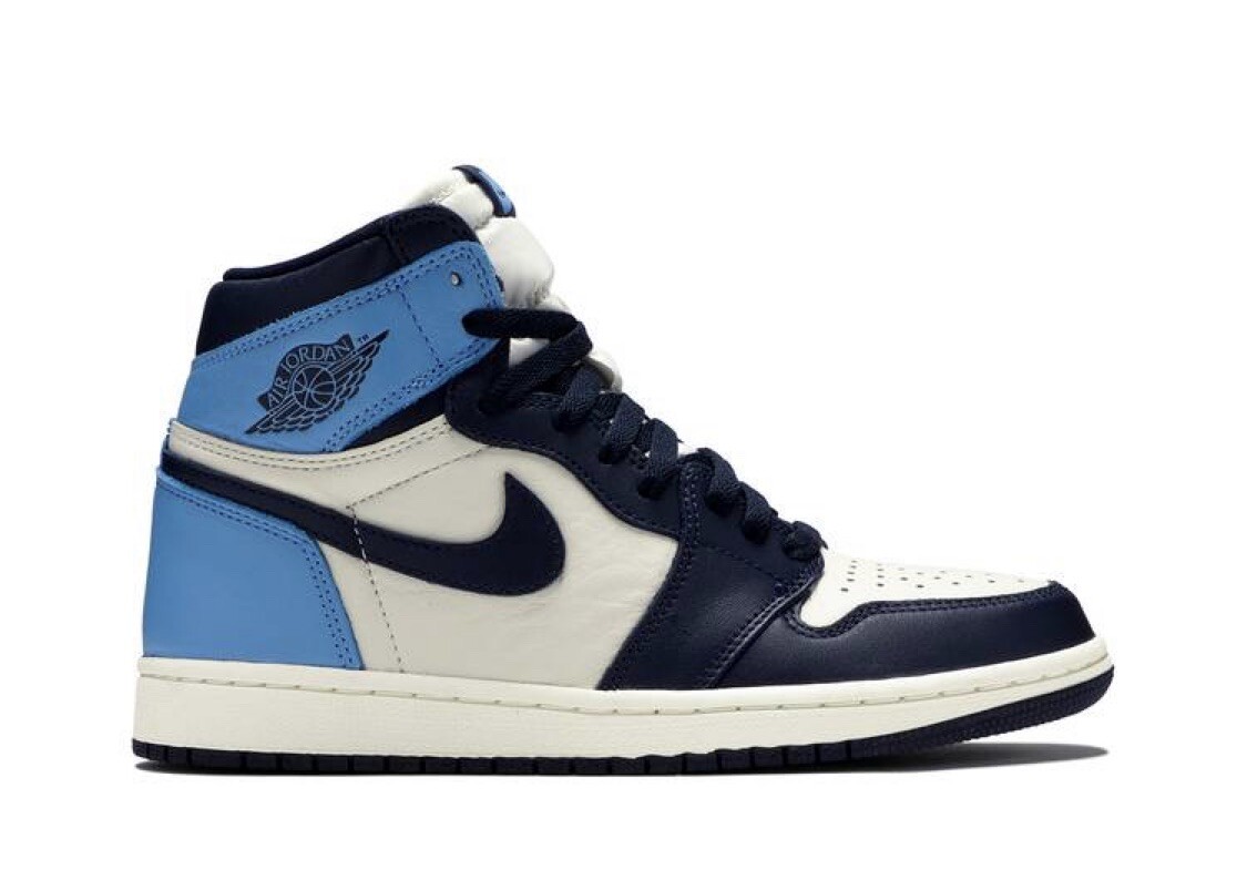 jordan1 og obsidian 27.5センチ Brand New Air Jordan 1 Retro High OG Obsidian UNC Blue Size 10M
