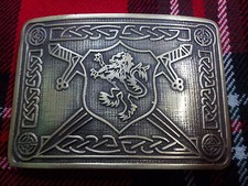 TC Men s Kilt Belt Buckle Saltire Lion Rampant Antique/lion Rampant Kilt Buckles