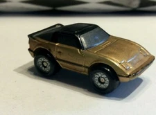 Micro Machines Galoob Vintage 1986 Gold Mazda RX-7  