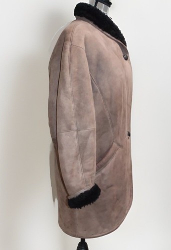 Vintage Shearling Suede Spanish Sheepskin Friitala Finland Heavy Womens Size 6 - Picture 5 of 12