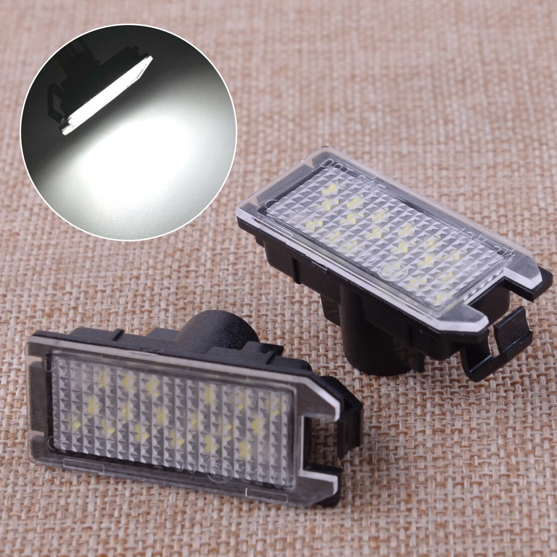 Fiat 500 2024 registration plate light