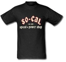 So-Cal Speed Shop Tank Script (1014) MENS T-SHIRT Black 100% COTTON DRAG RACING