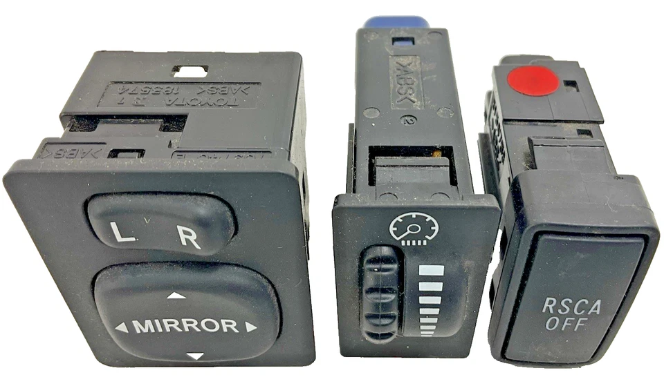 2012 Toyota FJ Cruiser STD ELECTRIC MIRROR, DIMMER & RSCA SWITCH OEM - Image 3 of 4