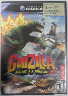 Godzilla Destroy All Monsters Melee Nintendo GameCube Video Game Atari!
