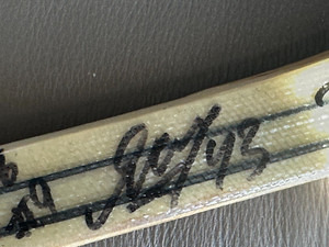 NHL Signed Hockey Stick LA Kings 96-97 season