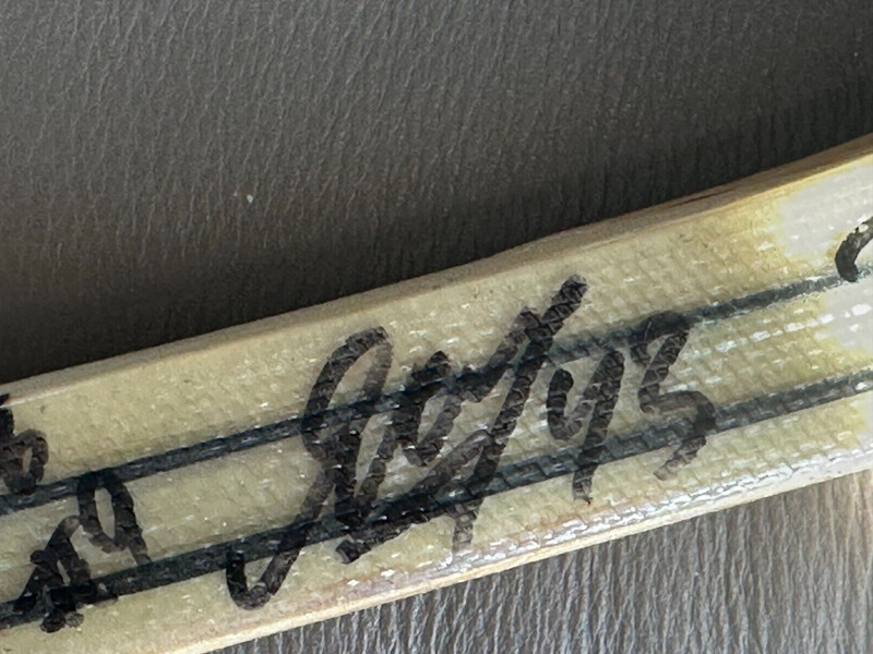 NHL Signed Hockey Stick LA Kings 96-97 season