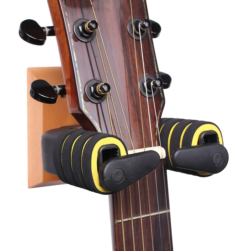 Wall Mount Guitar Hanger Automatic Locking Guitar Racks Wall Hanger