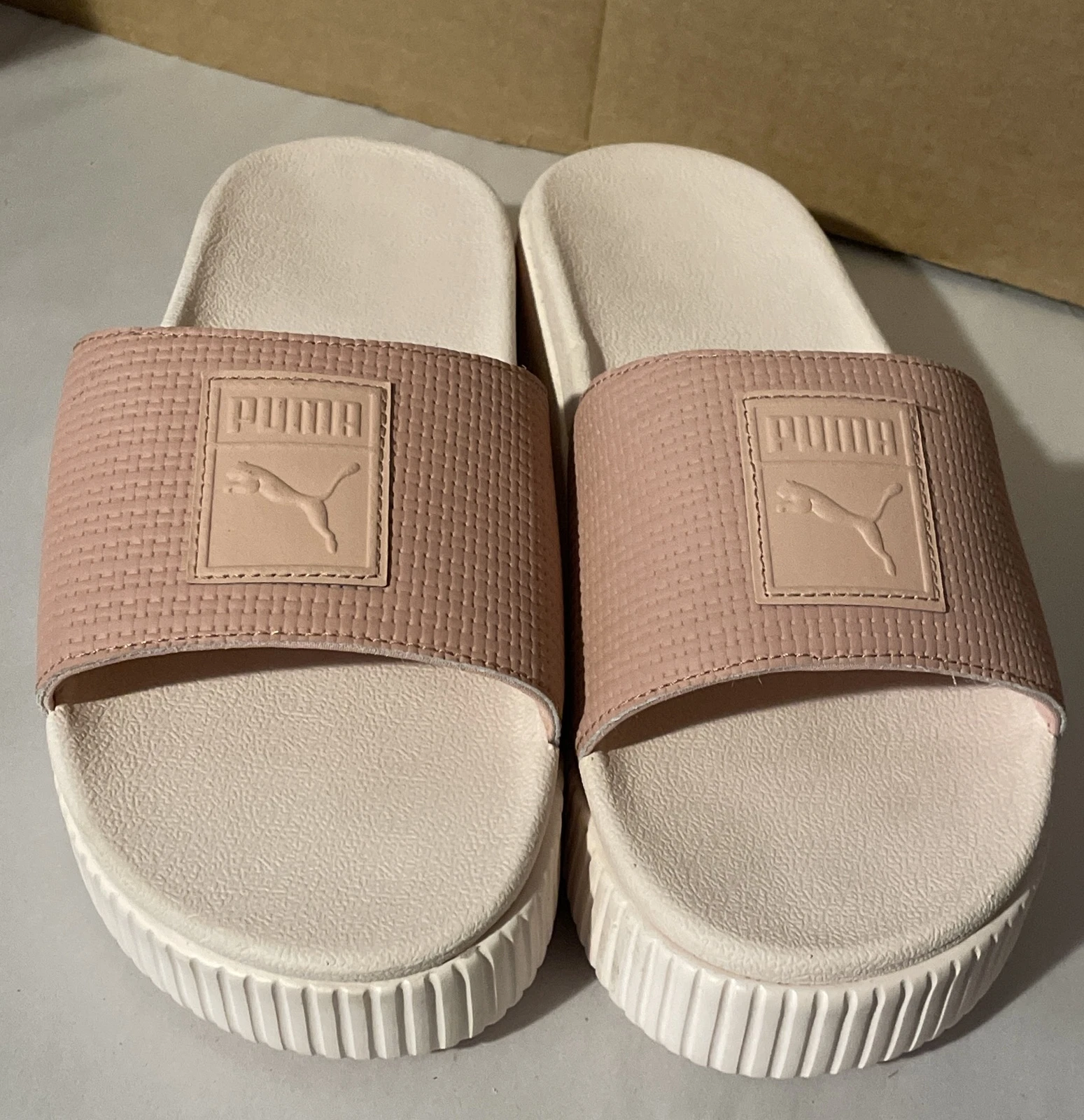 PUMA Slip on slip on donna rosa plateau schiuma taglia 9 5