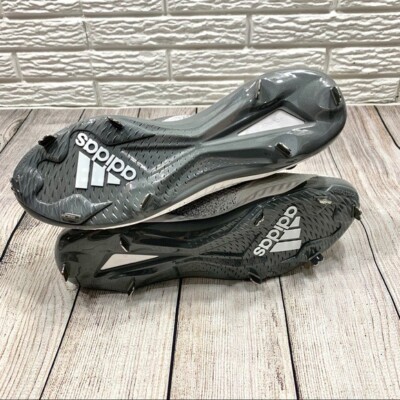 Adidas Grey & White Icon Bounce Baseball Cleats Size 17 | eBay display picture 3