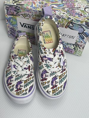 Vans x Dallas Clayton Kids 1.5 Size  Keep it Movin'' Slip-on Skateboard In Box