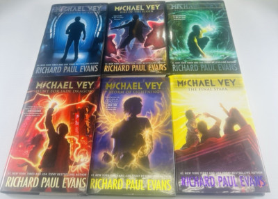 Michael Vey Series Lot of 5 (1-5, 7) Richard Paul Evans YA Sci-Fi Adventure Book